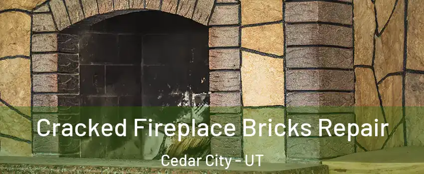  Cracked Fireplace Bricks Repair Cedar City - UT