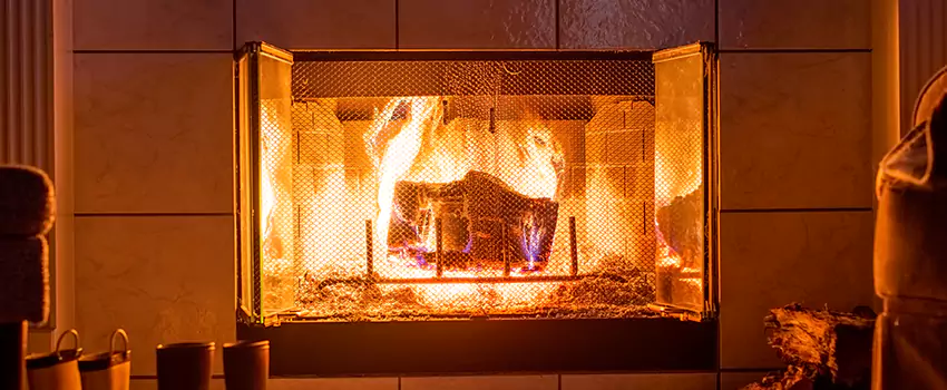 Mendota Hearth Landscape Fireplace Installation in Cedar City, Utah