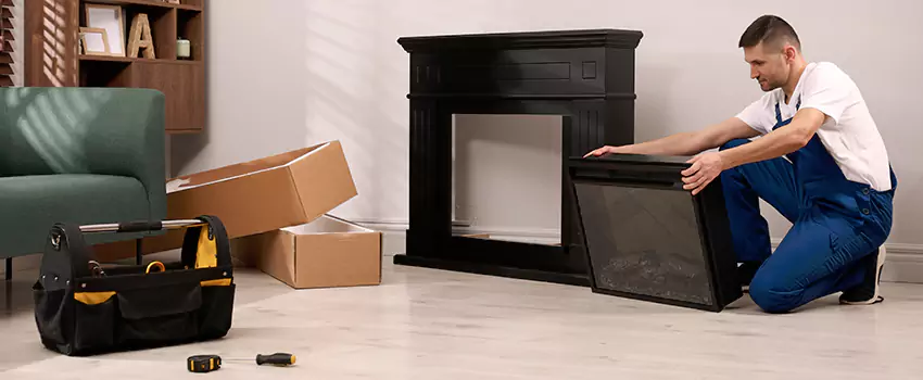 Old Rusted Metal Fireplace Repair And Replacement in Cedar City, UT